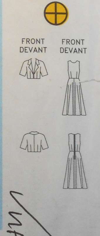 BUTTERICK 6056 LOOSE FITTING DRESS & SHORT SLEEVE JACKET SIZE 12-14-16 COMPLETE-UNCUT-F/FOLDED