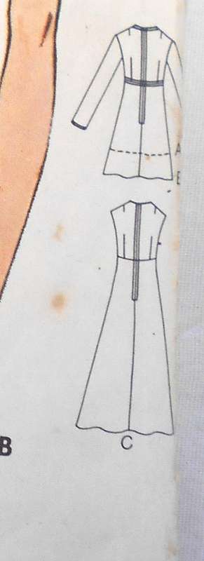 BUTTERICK 6878`DRESS-TUNIC SIZE 12 BUST 34-NO PANTS PATTERN SUPPLIED