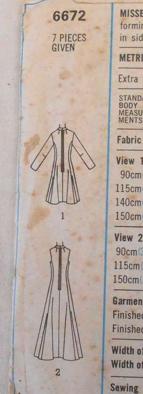 SIMPLICITY 6672 DESIGNER FASHION DRESS IN 2 LENGTHS SIZE 10 BUST 83 CM COMPLETE