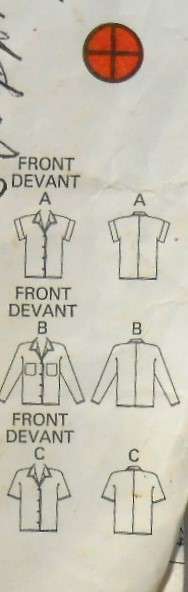 BUTTERICK 6241 HALF SIZE BLOUSE SIZE 8-10-12 COMPLETE-CUT TO 12