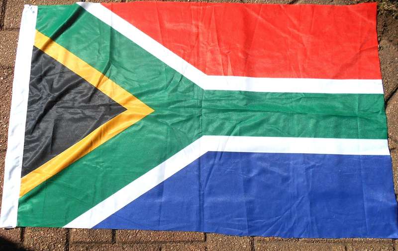 SOUTH AFRICAN FLAG - SIZE 95.5 CM X 45.5 CM