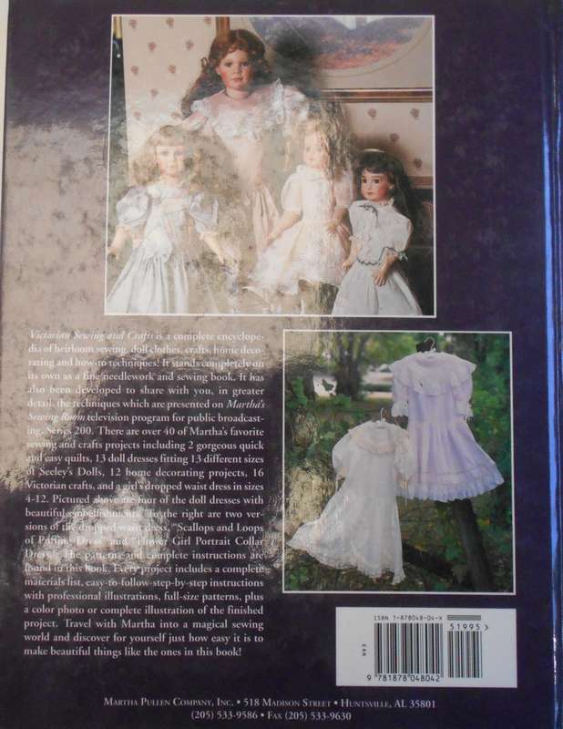 VICTORIAN SEWING & CRAFTS 200-MARTHA CAMPBELL PULLION-348 PAGES HARD COVER-SIGNED BY AUTHOR