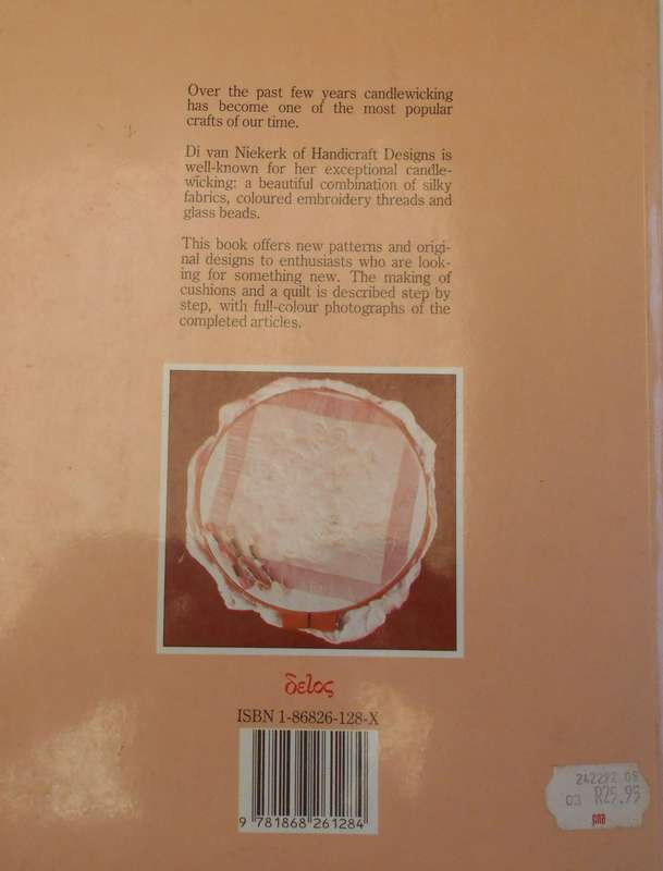 NEW PATTERNS TO CANDLEWICK & QUILT- DI van NIEKERK-52 PAGES-SOFT COVER