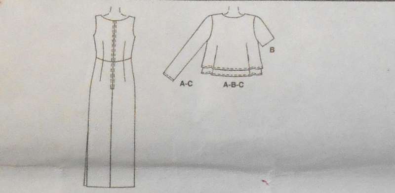 McCALLS 2070 LINED DRESS & JACKET SIZE 12-14-16 COMPLETE-UNCUT-F/FOLDED