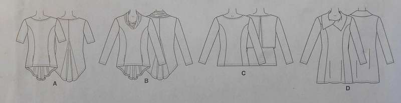 BUTTERICK B6248 PULLOVER TUNIC  SIZE 16-24 SEE LISTING-CUT TO 24