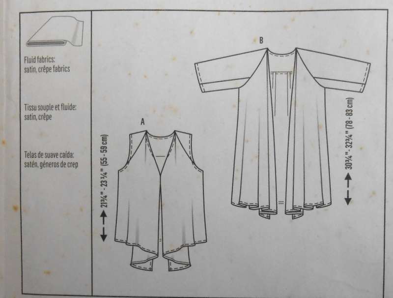 BURDA 7222 SHIRT & JACKET SIZE 10-22 COMPLETE CUT TO 14