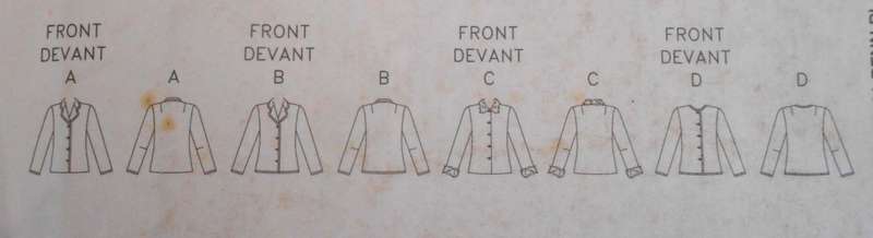 BUTTERICK 3573 LOOSE FITTING FRONT BUTTON JACKETS SIZE-8-10-12-COMPLETE-UNCUT-F/FOLDED