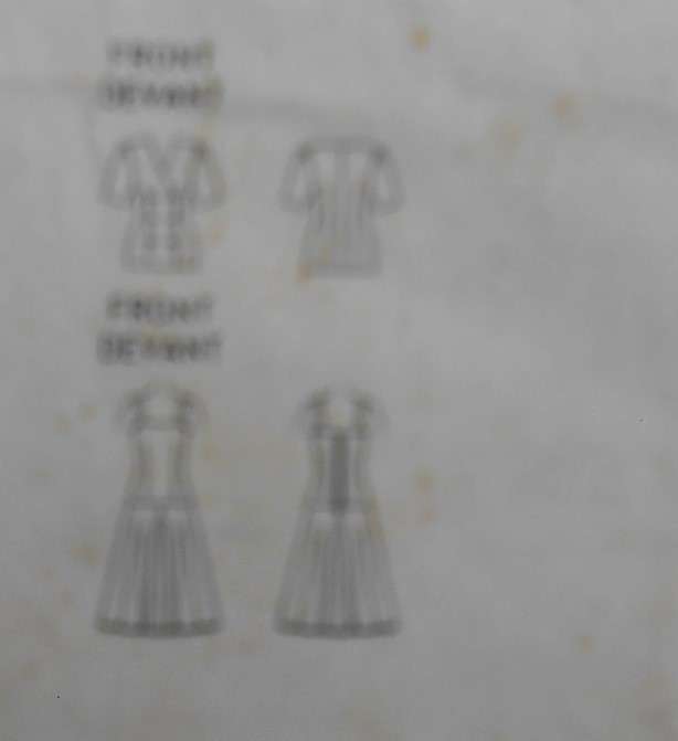 VOGUE 7518 DOUBLE BREASTED JACKET & DRESS WITH STRAPS SIZE 12-14-16 COMPLETE CUT TO 16