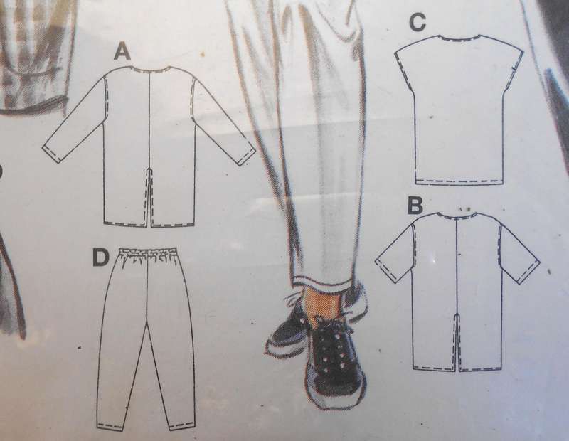 BURDA 4302 JACKET/TOP & PULL-ON PANTS SIZES 22-24-26-28-30-32-34 COMPLETE-UNCUT-F/FOLDED