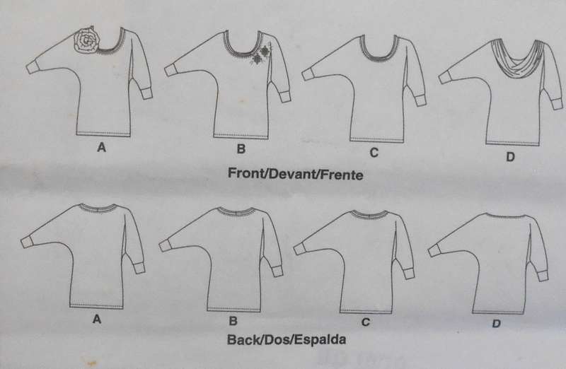 McCALLS M6203 TUNICS SIZE L-XL (16-22)-COMPLETE-UNCUT-F/FOLDED