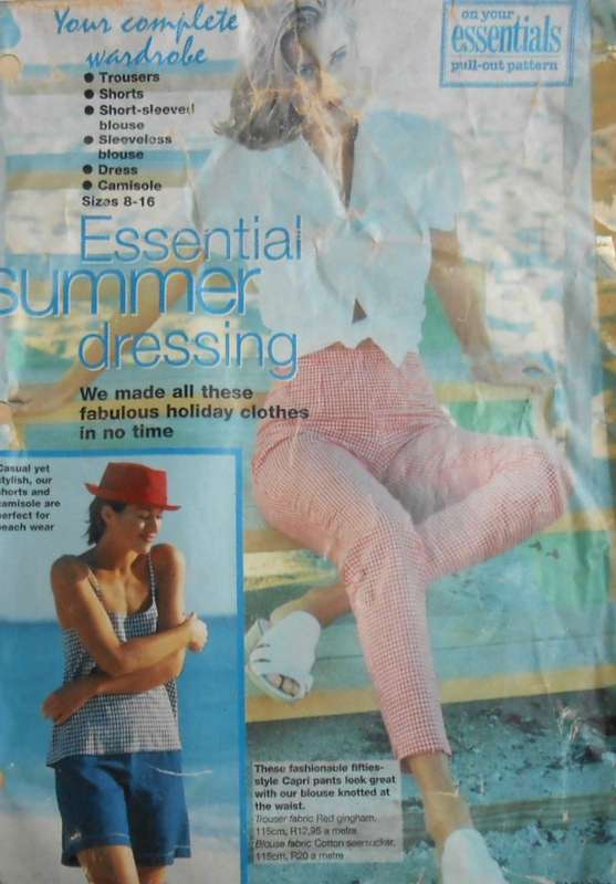 ESSENTIAL E108 ESSENTIAL SUMMER DRESSING SIZES 8-18-PATTERN CUT