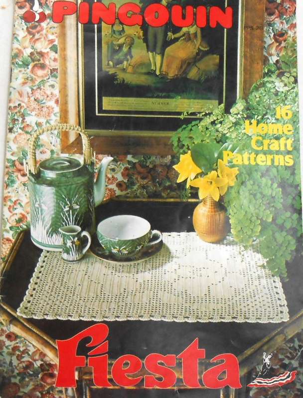 PINGOUIN/FIESTA - 16 HOME CRAFTS PATTERNS TO CROCHET
