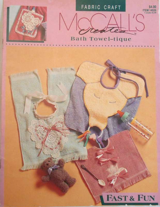 McCALLS 14026 BATH TOWEL-TIQUE