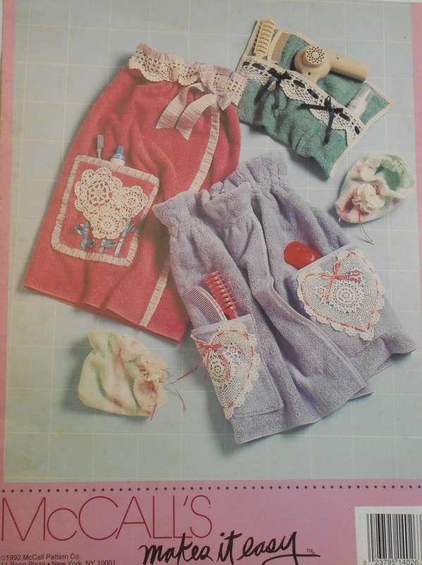 McCALLS 14026 BATH TOWEL-TIQUE