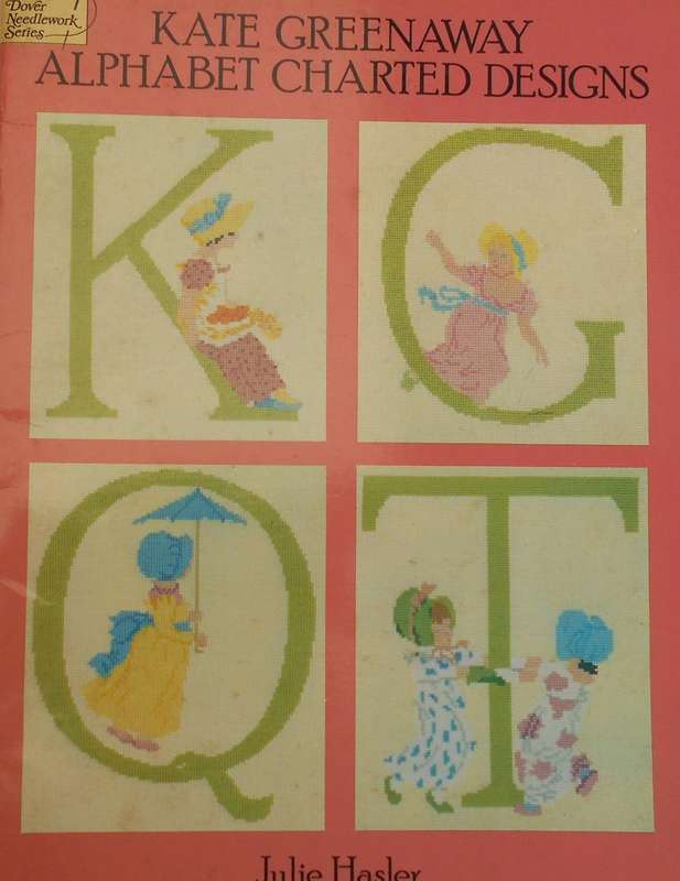 KATE GREENWAY-ALPHABET CHARTED DESIGNS-JULIE HASKER-36 PAGE SOFT COVER