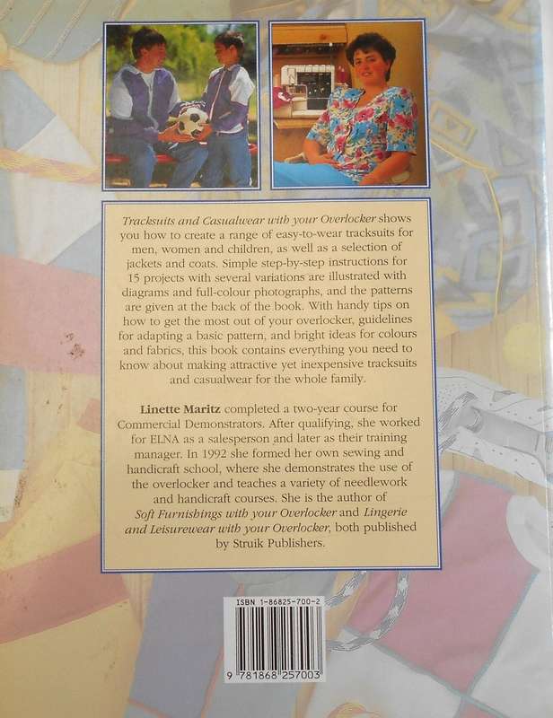 TRACKSUITS & CASUALWEAR WITH YOUR OVERLOCKER-LINZETTE MARITZ-100 PAGE SOFT COVER