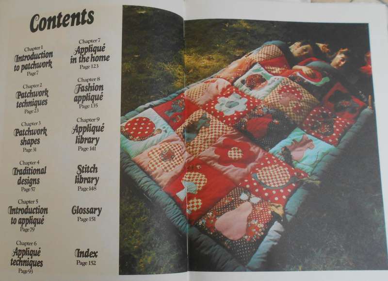 PATCHWORK & APPLIQUE-PAMELA TUBBY-160 PAGE HARD COVER WITH DUST JACKET