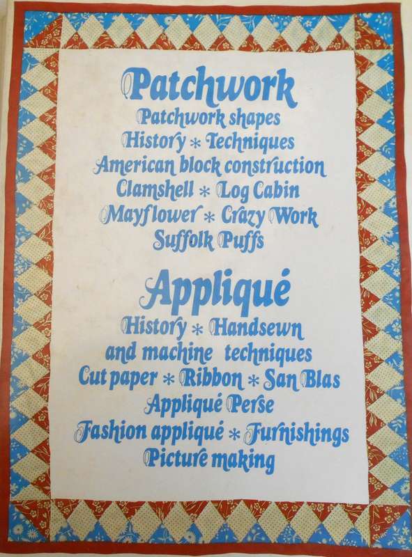 PATCHWORK & APPLIQUE-PAMELA TUBBY-160 PAGE HARD COVER WITH DUST JACKET