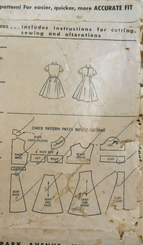 V/VINTAGE McCALLS 9864 GIRLS DRESS SIZE 8 YEARS COMPLETE-ZIPLOC