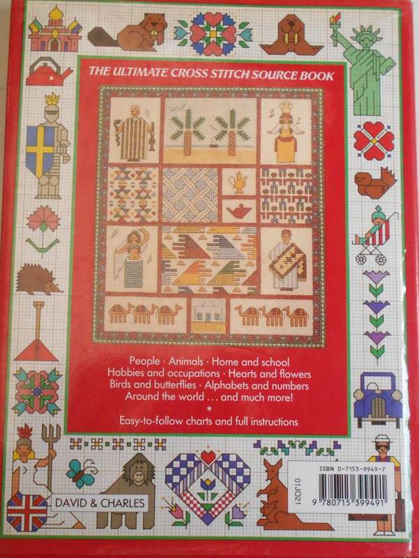 JO VERSO'S WORLD OF CROSS STITCH-132 PAGE HARD COVER WITH DUST JACKET