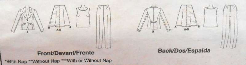 McCALLS M4467 LINED JACKET-TOP-BIAS SKIRT-PANTS SIZE 10-12-14-16 COMPLETE-UNCUT-F/FOLDED