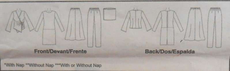 McCALLS M4600 UNLINED JACKET-TOP-DRESS-COWL-PANTS-SKIRT SIZE 8-22 COMPLETE-UNCUT-F/FOLDED