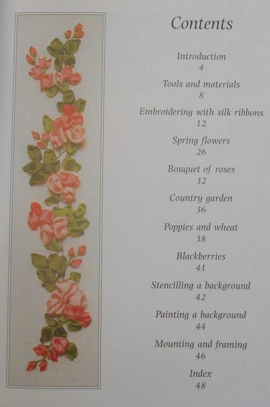 BEGINNER'S GUIDE TO SILK RIBBON EMBROIDERY-ANN COX-52 PAGE SOFT COVER