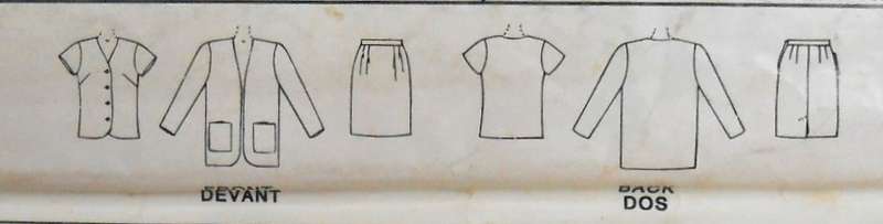 McCALLS 6359 UNLINED JACKET-TOP & SKIRT SIZE 18-20-22-24 COMPLETE-UNCUT-F/FOLDED