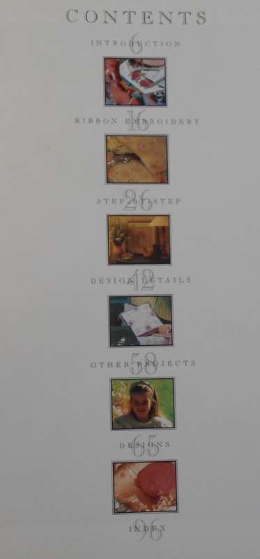 STEP BY STEP RIBBON EMBROIDERY-DI VAN NIEKERK-100 PAGE HARD COVER WITH DUST JACKET