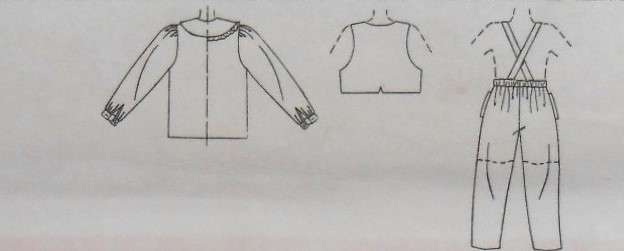 McCALLS 7795 KIDS LINED WAISTCOAT-BLOUSE-PANTS-SHORTS SIZE 4-5-6 YEARS COMPLETE-UNCUT-F/FOLDED