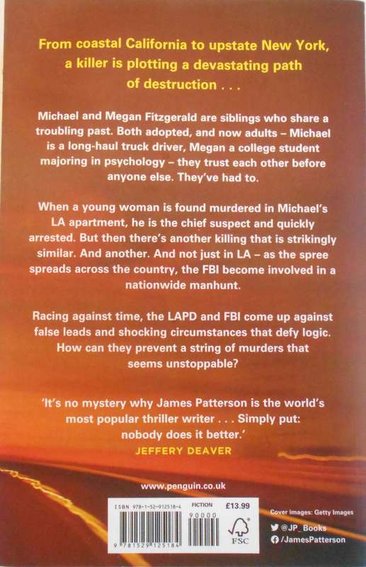 JAMES PATTERSON & J.D. BARKER-THE COAST-TO-COAST MURDERS-LARGE PAPERBACK