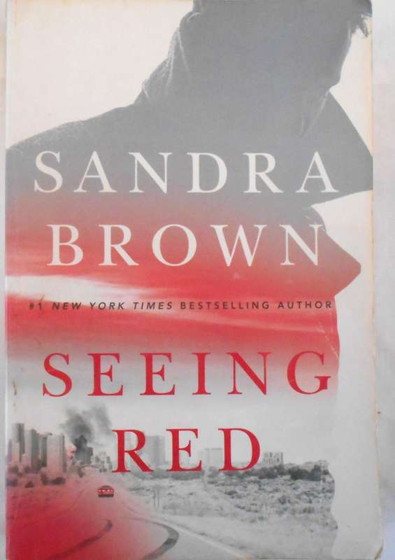 SANDRA BROWN-SEEING RED-LARGE PAPERBACK