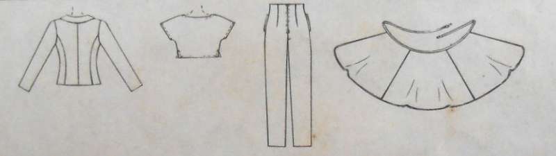 McCALLS 8613 LINED JACKET-TOP-PANTS-SKIRT SIZE 14 COMPLETE-UNCUT-F/FOLDED