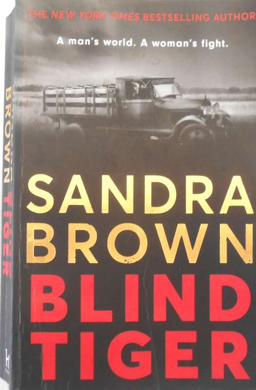 SANDRA BROWN-BLIND TIGER-SMALL PAPERBACK
