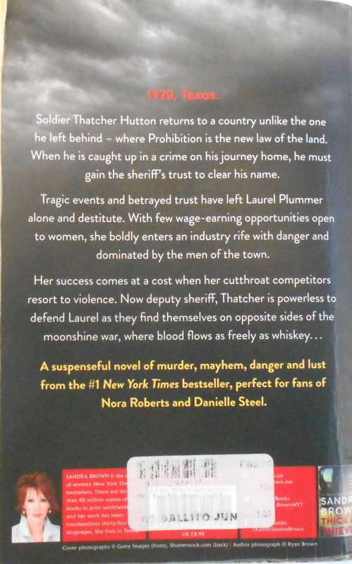 SANDRA BROWN-BLIND TIGER-SMALL PAPERBACK