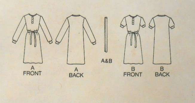 BUTTERICK 4049 SEMI FITTED DRESS & BELT SIZE MEDIUM 12-14 COMPLETE-UNCUT-F/FOLDED