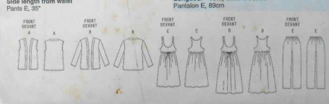 BUTTERICK B5363 JACKET-TUNIC-DRESS-PANTS SIZE 8-10-12-14 COMPLETE-CUT TO 10