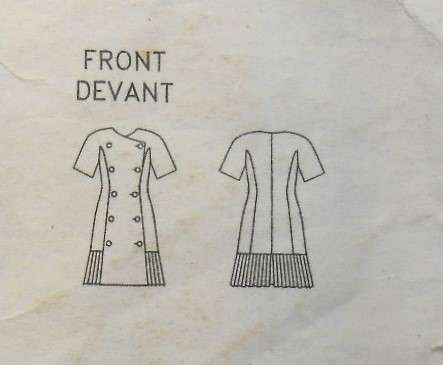 BUTTERICK 6572 FITTED DOUBLE DREASTED DRESS SIZE 6-8-10 COMPLETE-UNCUT-F/FOLDED