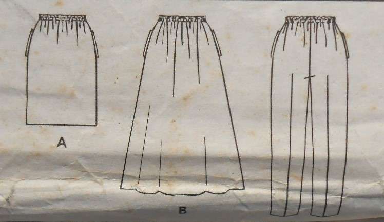 McCALLS 7235 PULL ON SKIRTS & PANTS SIZE 8-10-12COMPLETE-CUT TO 12-ZIPLOC