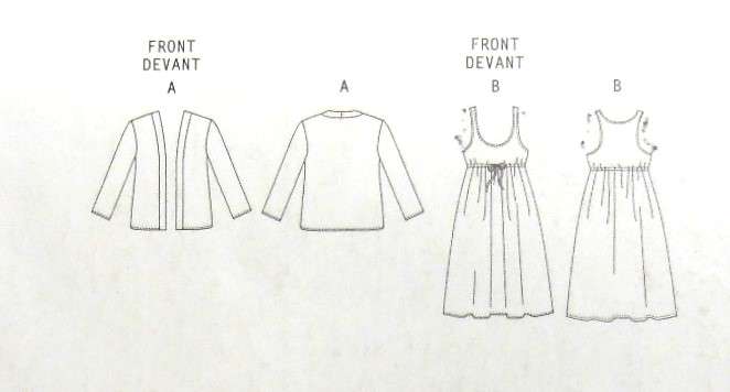 BUTTERICK B5479 JACKET & DRESS SIZE 16-18-20-22 COMPLETE CUT TO 22