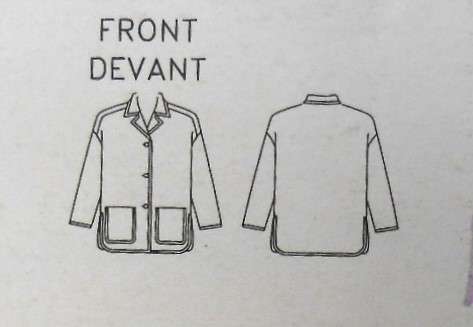 BUTTERICK 3617 LOOSE FITTING LINED JACKET SIZE XS-S-M (6-14) COMPLETE-CUT TO M (12-14)