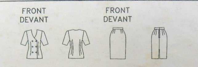 BUTTERICK 5548 TOP & SKIRT SIZE 6-14 COMPLETE CUT TO 14