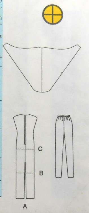 BUTTERICK 5721 JACKET-DRESS-TOP-PANTS SIZE 14-16-18 COMPLETE UNCUT-F/FOLDED