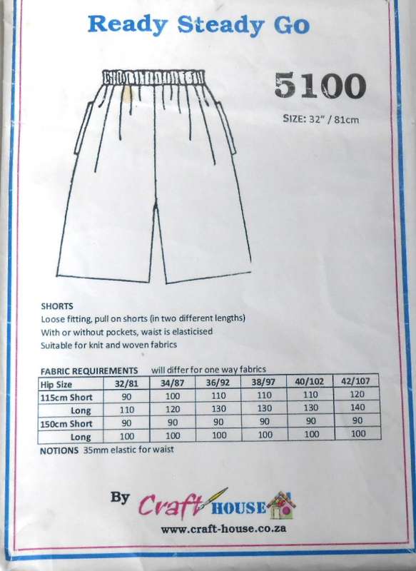 READY STEADY GO 5100 SHORTS SIZE 32/81 CM COMPLETE
