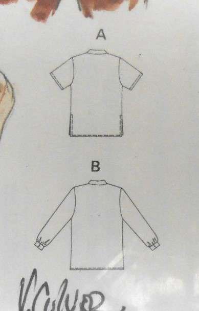 BURDA 5161 LADIES BLOUSE SIZE 8-20 - THE POCKET PATTERN IS NOT SUPPLIED
