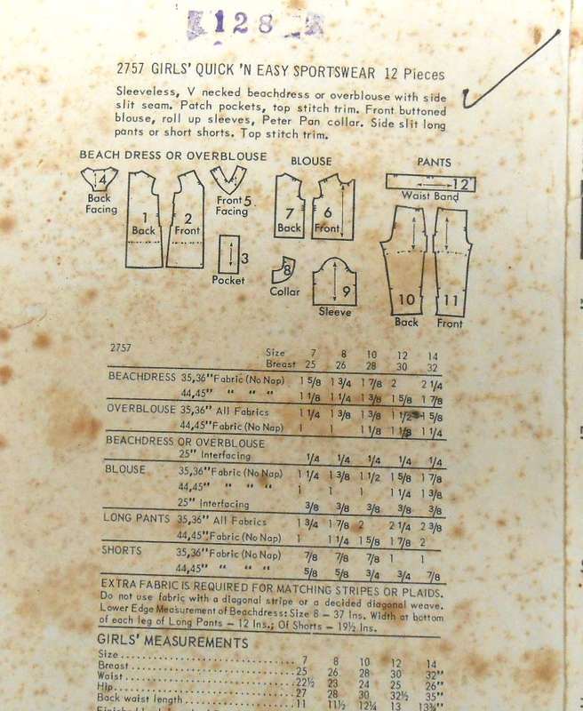 VINTAGE BUTTERICK 2757 GIRLS QUICK N EASY SPORTSWEAR SIZE 7 YEARS BREAST 25 COMPLETE-ZIPLOC
