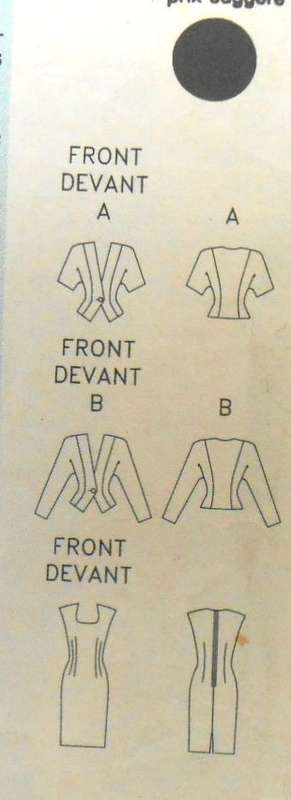BUTTERICK 4616 LOOSE UNLINED JACKET ABOVE HIP & STRAIGHT DRESS SIZE 12-14-16 COMPLETE-DRESS TO 12