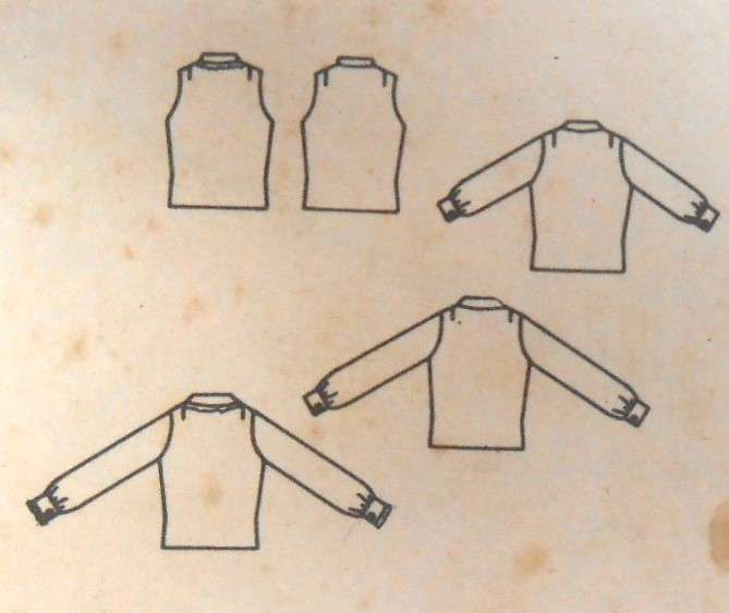 VINTAGE BUTTERICK 3654 BLOUSE IN SIX VERSIONS SIZE 18 BUST 38 COMPLETE