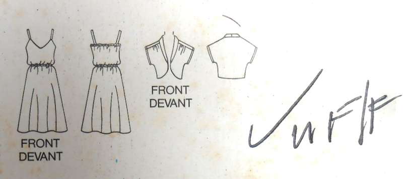 BUTTERICK 5295 SHOULDER STRAP DRESS & LOOSE FIT JACKET SIZE 8-10-12 COMPLETE-UNCUT-F/FOLDED