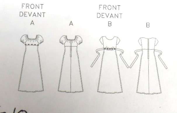BUTTERICK 6489 GIRLS DRESS SIZE 7-8-10 YEARS COMPLETE CUT TO 10 YEARS